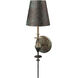 Anselm 1 Light 5.25 inch Verde Bronze and Contemporary Gold Wall Sconce Wall Light