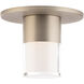 Twist-N-Lite LED 5 inch Brushed Nickel Flush Mount Ceiling Light, WAC Limited