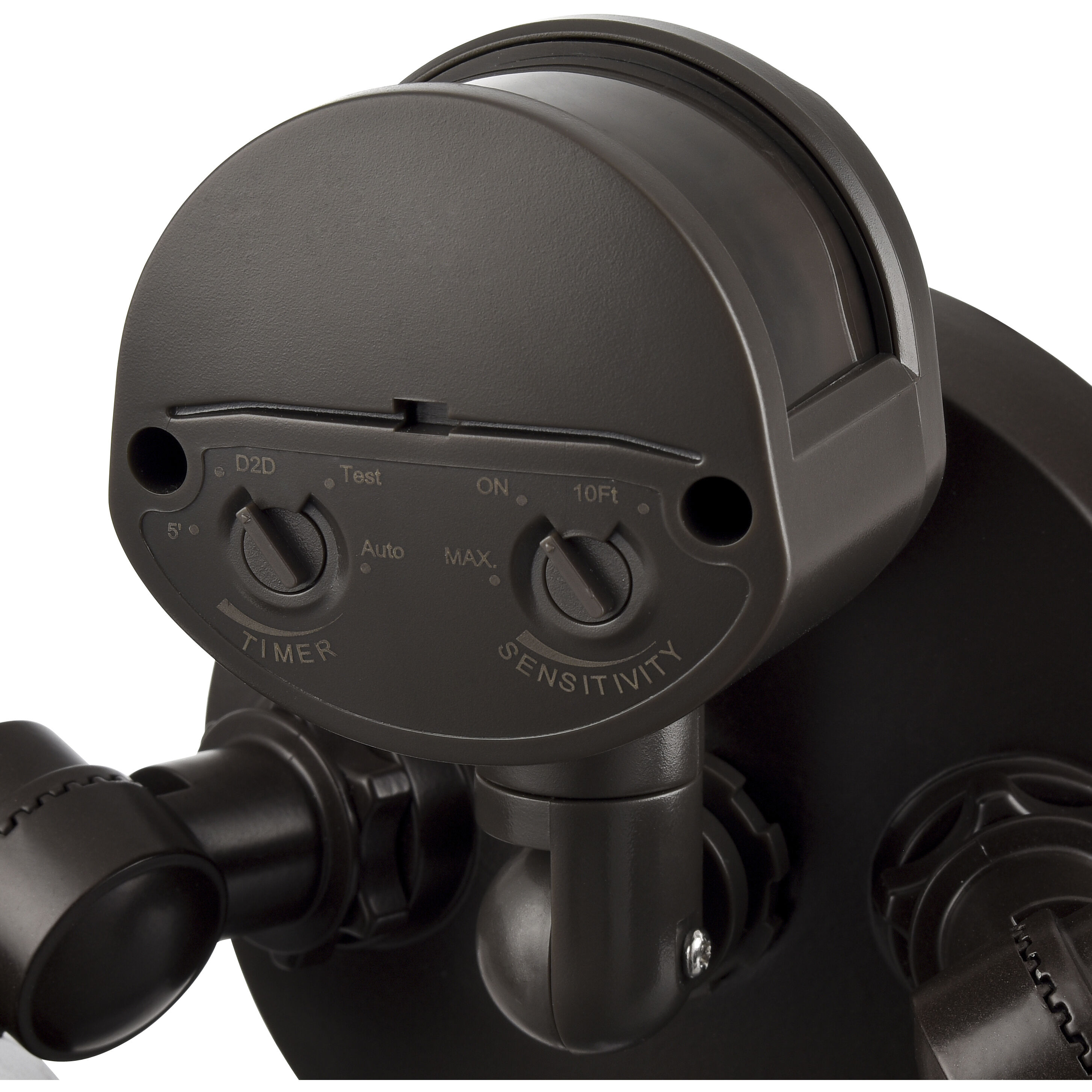 Twin Head Basic 2 Light 4.75 inch Powder Coated Bronze Outdoor Security Flood Light