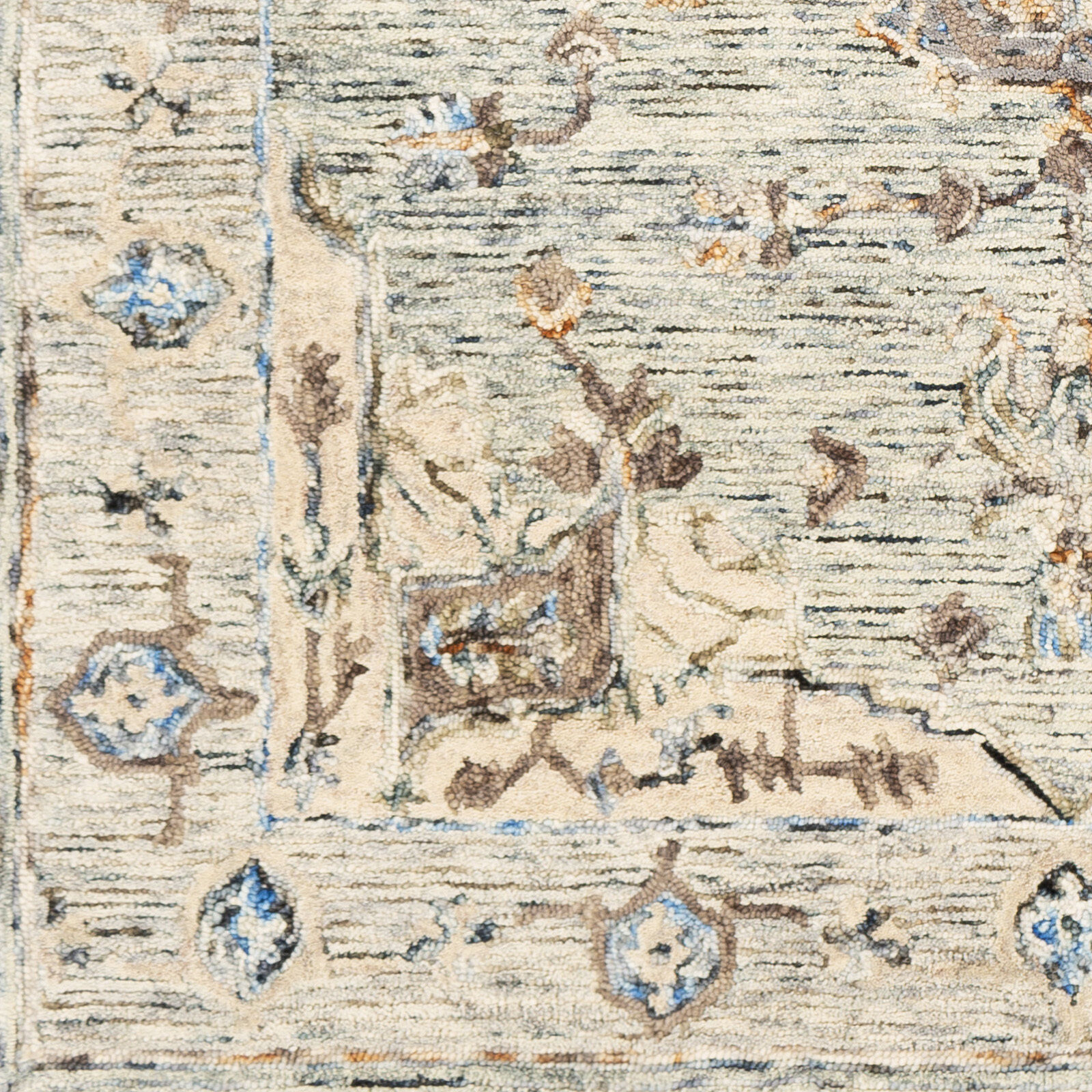 Avon 36 X 24 inch Light Sage Rug in 2 x 3, Rectangle