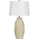 Starlite 32 inch 100 watt Starlite Cream and Off-White Table Lamp Portable Light