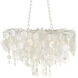 Lusso 16 Light 43.5 inch Pearlized White Chandelier Ceiling Light