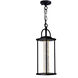 Greenwood LED 6 inch Black Outdoor Hanging Light