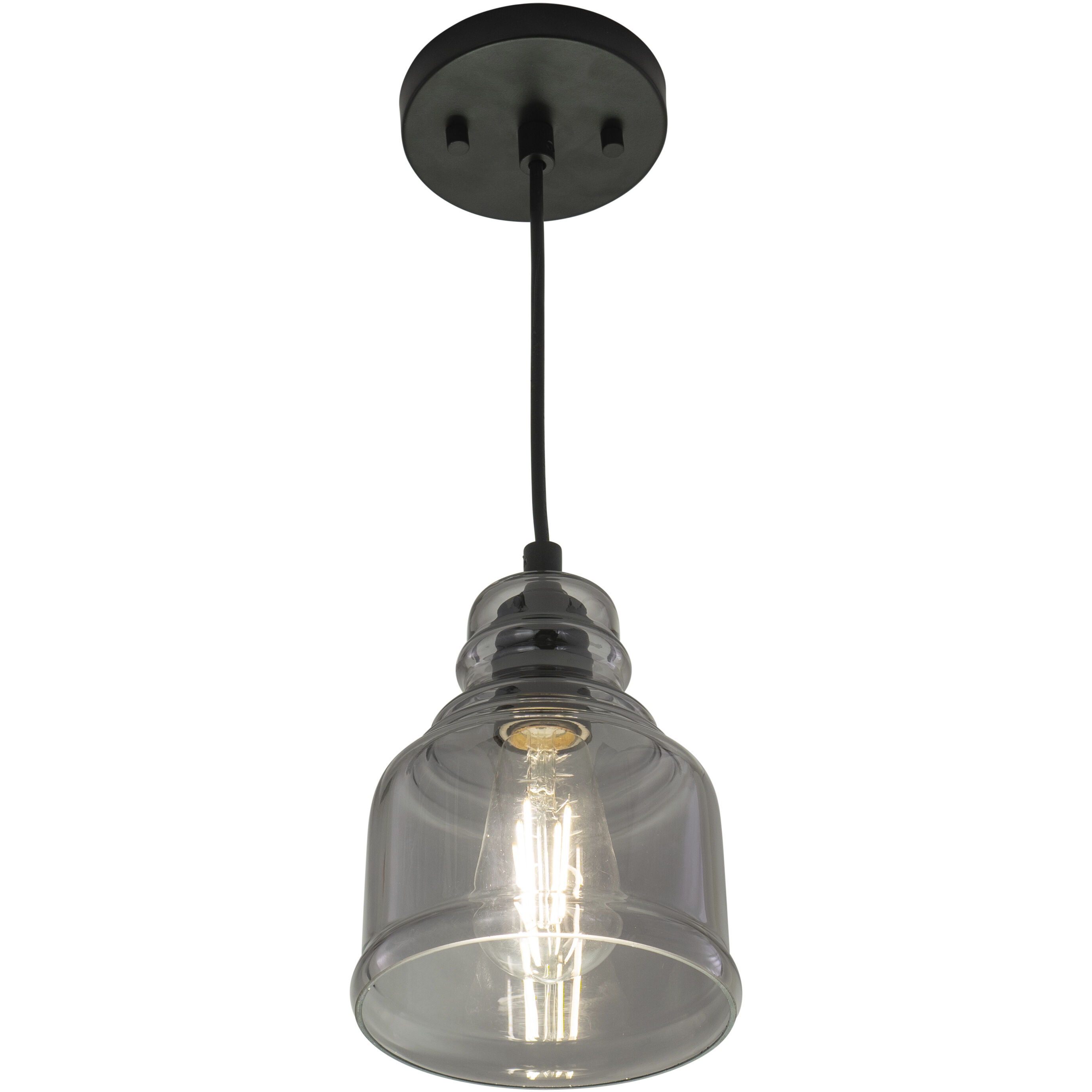 Millie LED 6 inch Matte Black Mini Pendant Ceiling Light