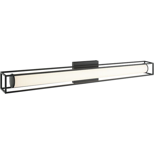 Flannigan LED 35.38 inch Matte Black Bath Vanity Light Wall Light