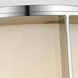 Barbara Barry Phinn LED 13 inch Polished Nickel Flush Mount Ceiling Light