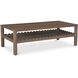 Wiley 52 X 25.5 inch Brown Coffee Table