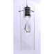 Solitaire LED 4.25 inch Polished Chrome Single Pendant Ceiling Light