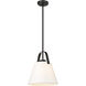 Z-Studio 1 Light 12.5 inch Matte Black Pendant Ceiling Light