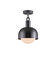 Forked LED 9.84 inch Gun Metal Flush Mount Ceiling Light