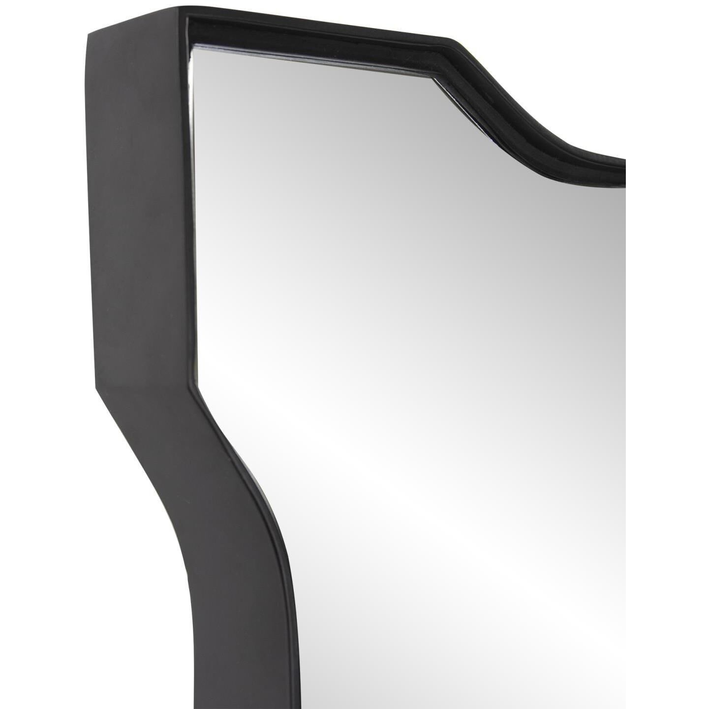 Irina 66 X 24 inch Matte Black Mirror