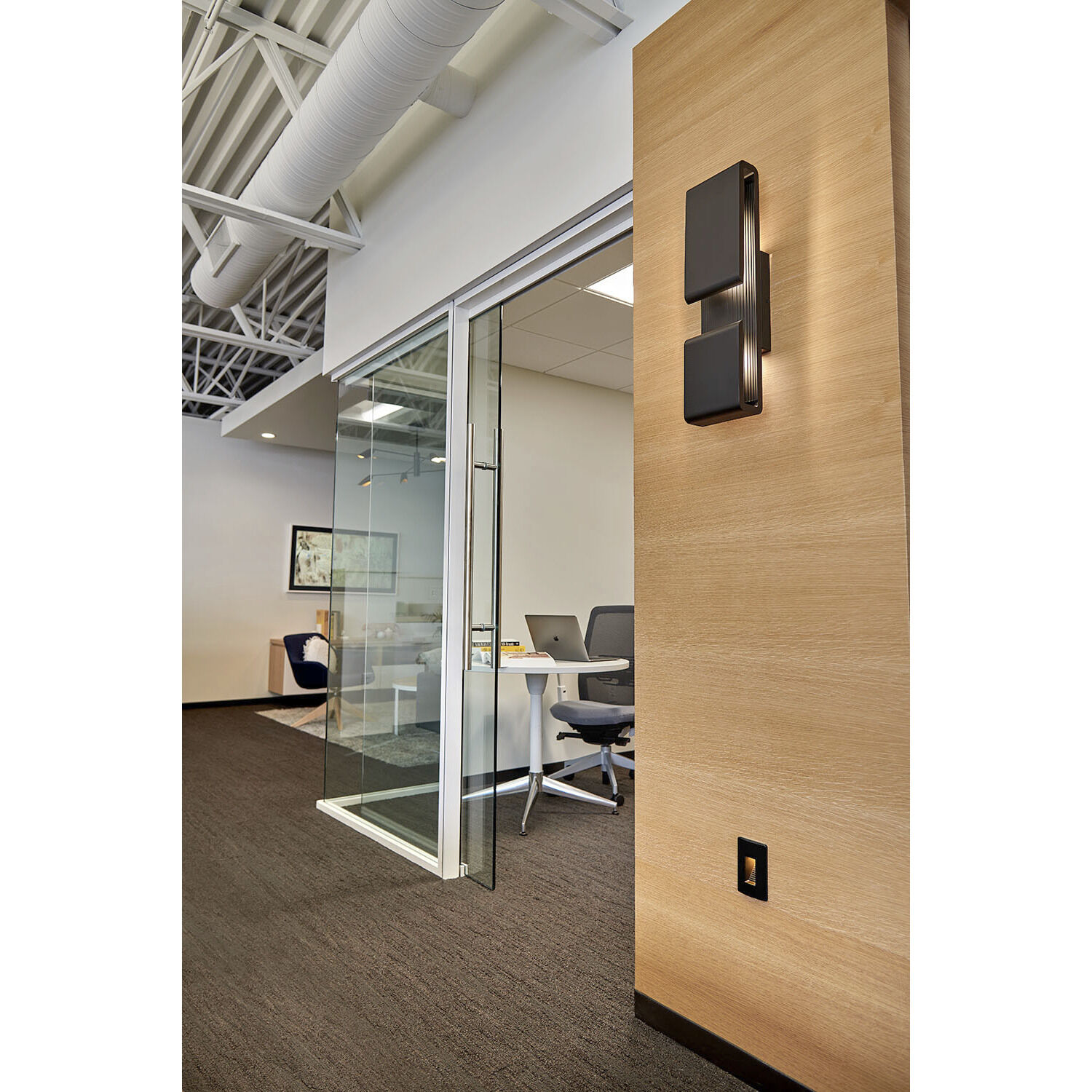 Hardy Island Luna 120v 4.00 watt Matte Bronze Landscape Step Light in 2700K, Horizontal