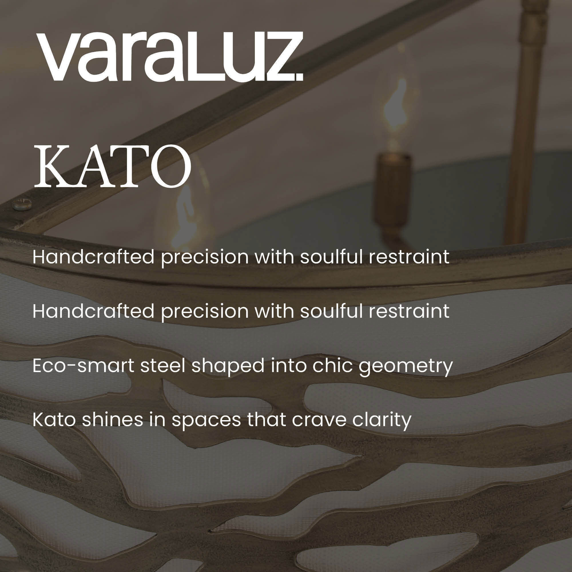 Kato 5 Light 24 inch REF Pendant Ceiling Light in Havana Gold