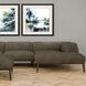 Waterside Collection Modern Rubbed Matte Espresso Wood With Honeycomb Embossing Framed Art