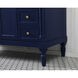 Lexington 48 X 22 X 35 inch Blue Vanity Sink Set