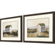 Seaside Shanty Green and Beige and Blue and Multi Framed Art