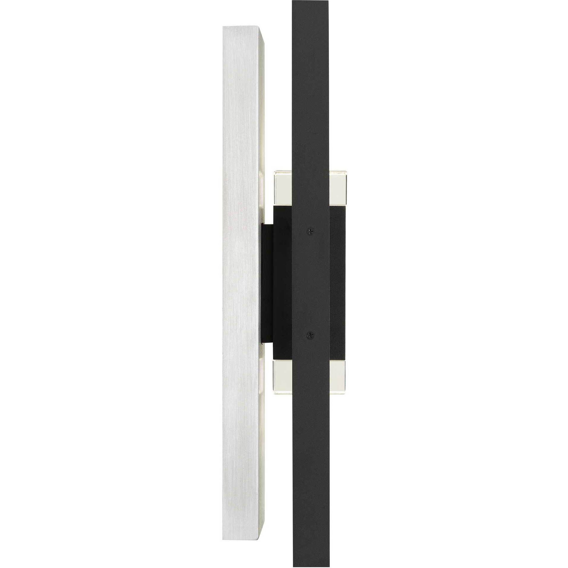 Mars LED 18 inch Sand Black Outdoor Wall Sconce