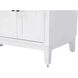 Virginia 60 X 35 inch White Bathroom Vanity Cabinet