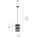 Beacon Square 1 Light 10 inch Olde Bronze Outdoor Hanging Pendant