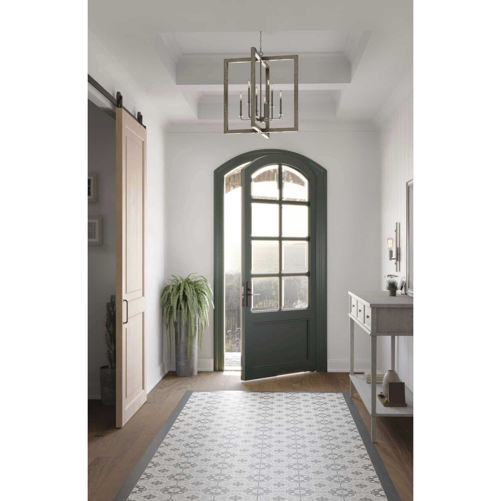 Turnbury 8 Light 36 inch Galvanized Chandelier Ceiling Light, Design Series