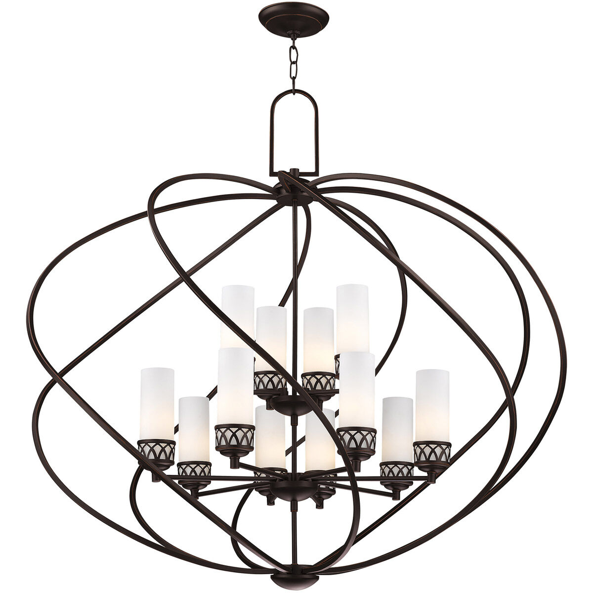 Westfield 12 Light 42 inch Olde Bronze Foyer Chandelier Ceiling Light