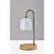 Alcott 13 inch 50 watt Antique Brass Candlewarmer Lamp Portable Light, Simplee Adesso