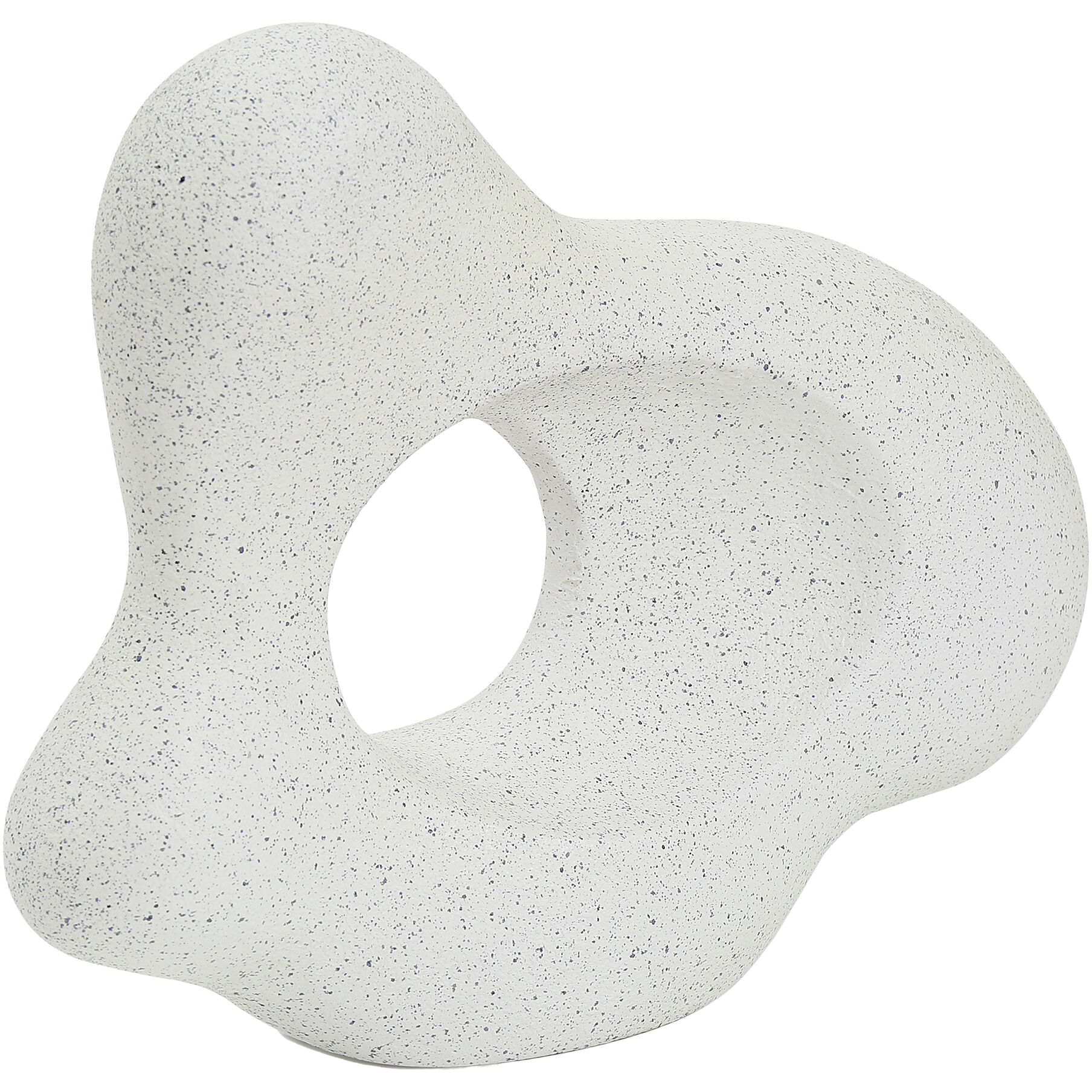 Matter 15 X 11.5 inch Sculpture in Flecked Stone, Ecomix