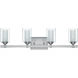 Neighborhood Celeste 4 Light 27 inch Brushed Polished Nickel Vanity Light Wall Light