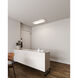 Offset LED 36 inch Textured White Surface Mount Ceiling Light