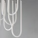 Soleil LED 20 inch Polished Chrome Flush Mount Chandelier Ceiling Light