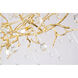 Canada 14 Light 24 inch Solid Brass Chandelier Ceiling Light
