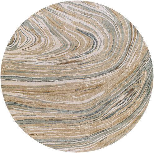 Kavita 96 X 96 inch Tan Rug in 8 Ft Round, Round