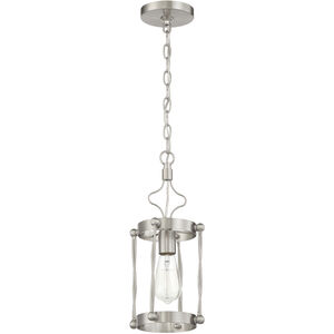Jolenne 1 Light 7 inch Brushed Polished Nickel Mini Pendant Ceiling Light