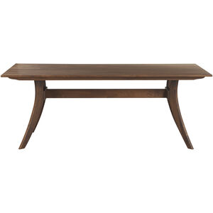 Florence 63 X 34 inch Brown Dining Table, Rectangular