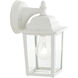 Hawthorne 1 Light 10 inch Matte White Outdoor Sconce