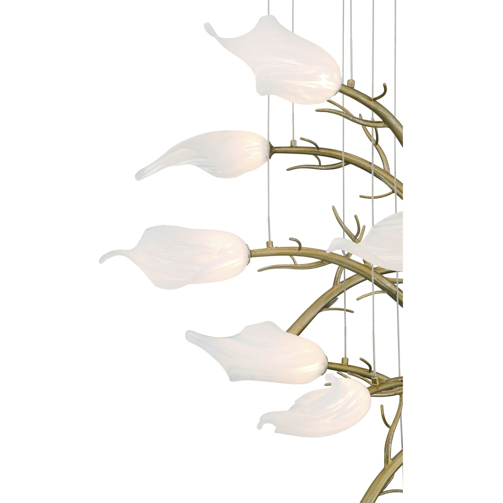 Matera 10 Light 22 inch Gold Chandelier Ceiling Light