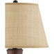 Atamo 23.25 inch 150 watt Dark Brown Table Lamp Portable Light