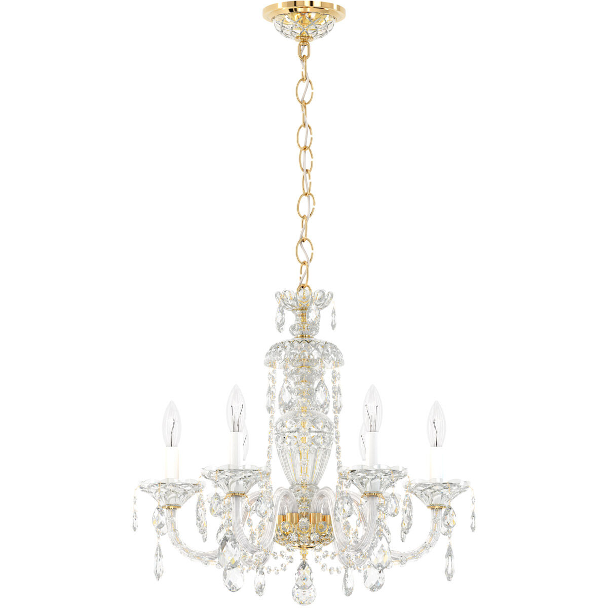 Sterling 6 Light 21 inch Aurelia Chandelier Ceiling Light in Heritage