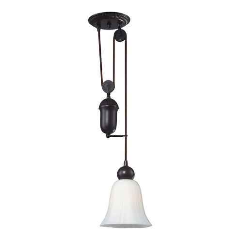 Belle 1 Light 7 inch Oiled Bronze Mini Pendant Ceiling Light