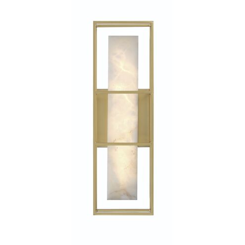 Blakley LED 16 inch Gold Outdoor Wall Sconce, Both Indoor/Outdoor
