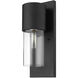 Cooper 1 Light 16 inch Matte Black Exterior Wall Mount