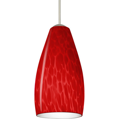 Karli LED Satin Nickel Cord Pendant Ceiling Light