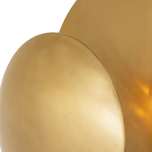 Lorens 1 Light 13 inch Aged Brass Sconce Wall Light
