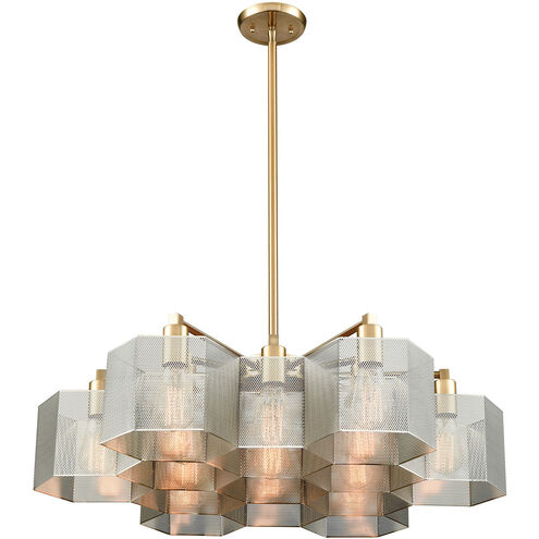 Arcadia 13 Light 30 inch Polished Nickel Chandelier Ceiling Light