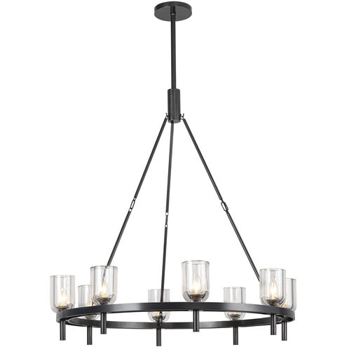 Lucian 8 Light 36.13 inch Urban Bronze Chandelier Ceiling Light