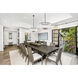 Glacier 10 Light 27.5 inch Matte Black Pendant Ceiling Light