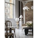 Helena 25 inch 60 watt Aged Brass/Ceramic Matte White Speck Table Lamp Portable Light