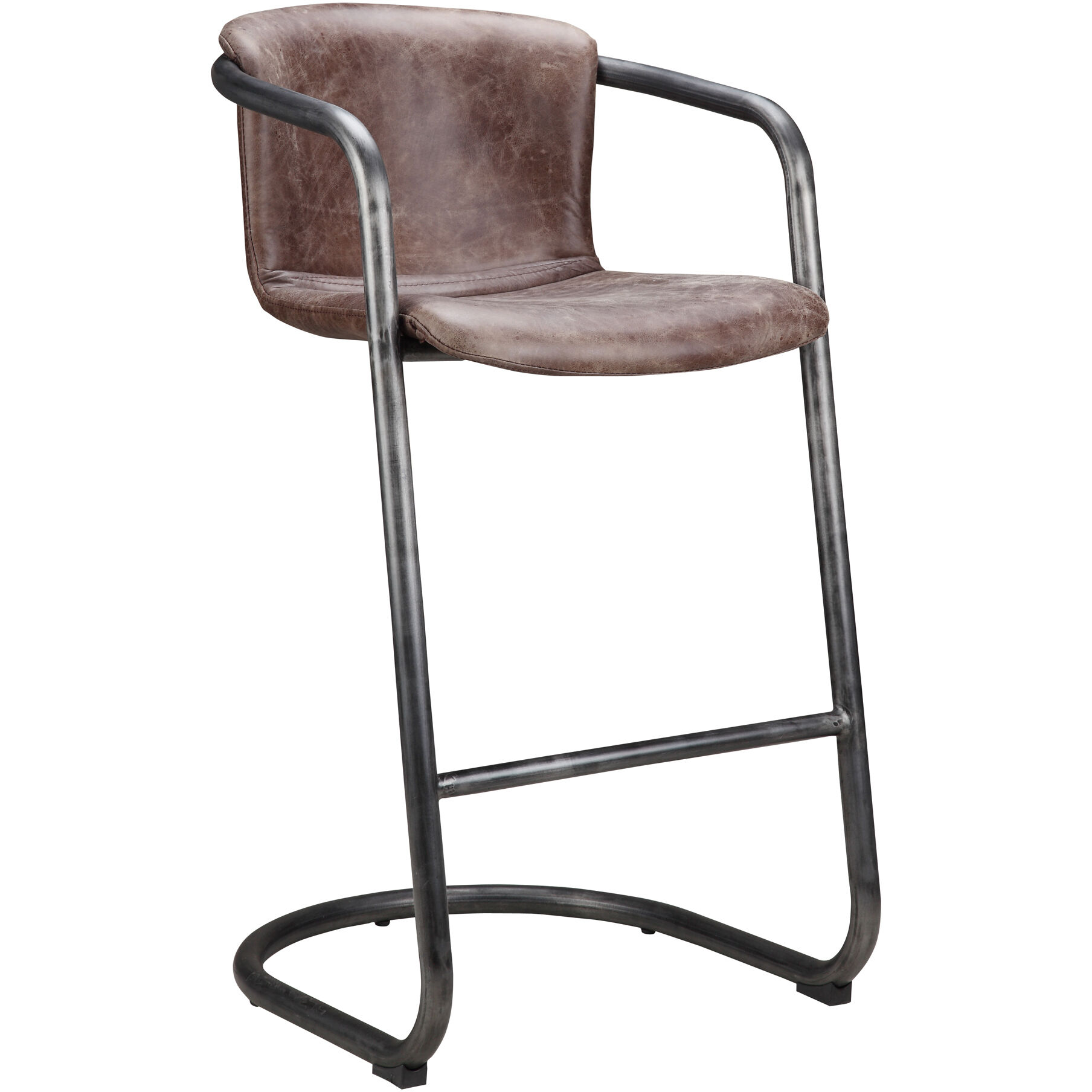 Freeman 40 inch Brown Barstool, Set of 2
