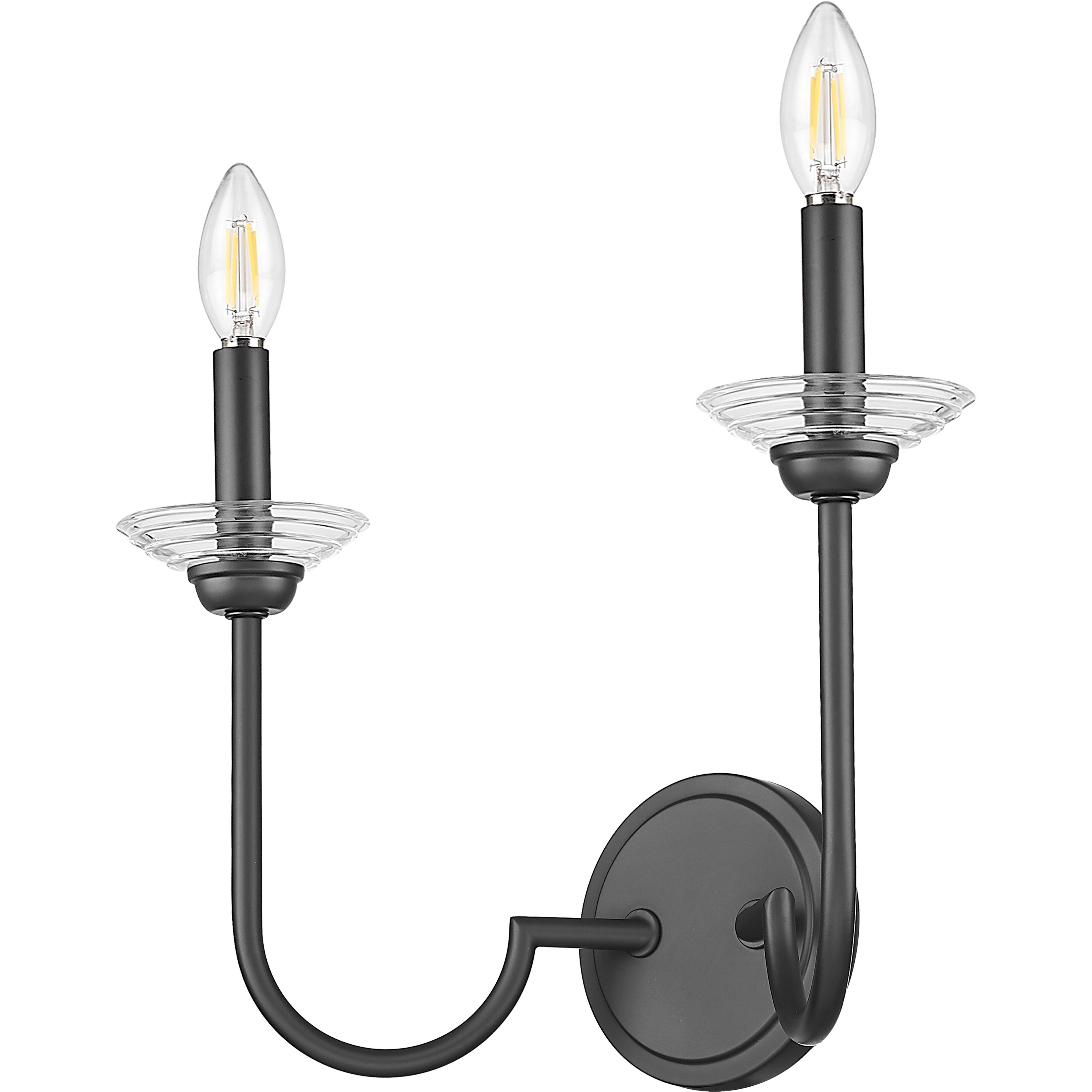 Allistair Wall Sconce Wall Light in Matte Black