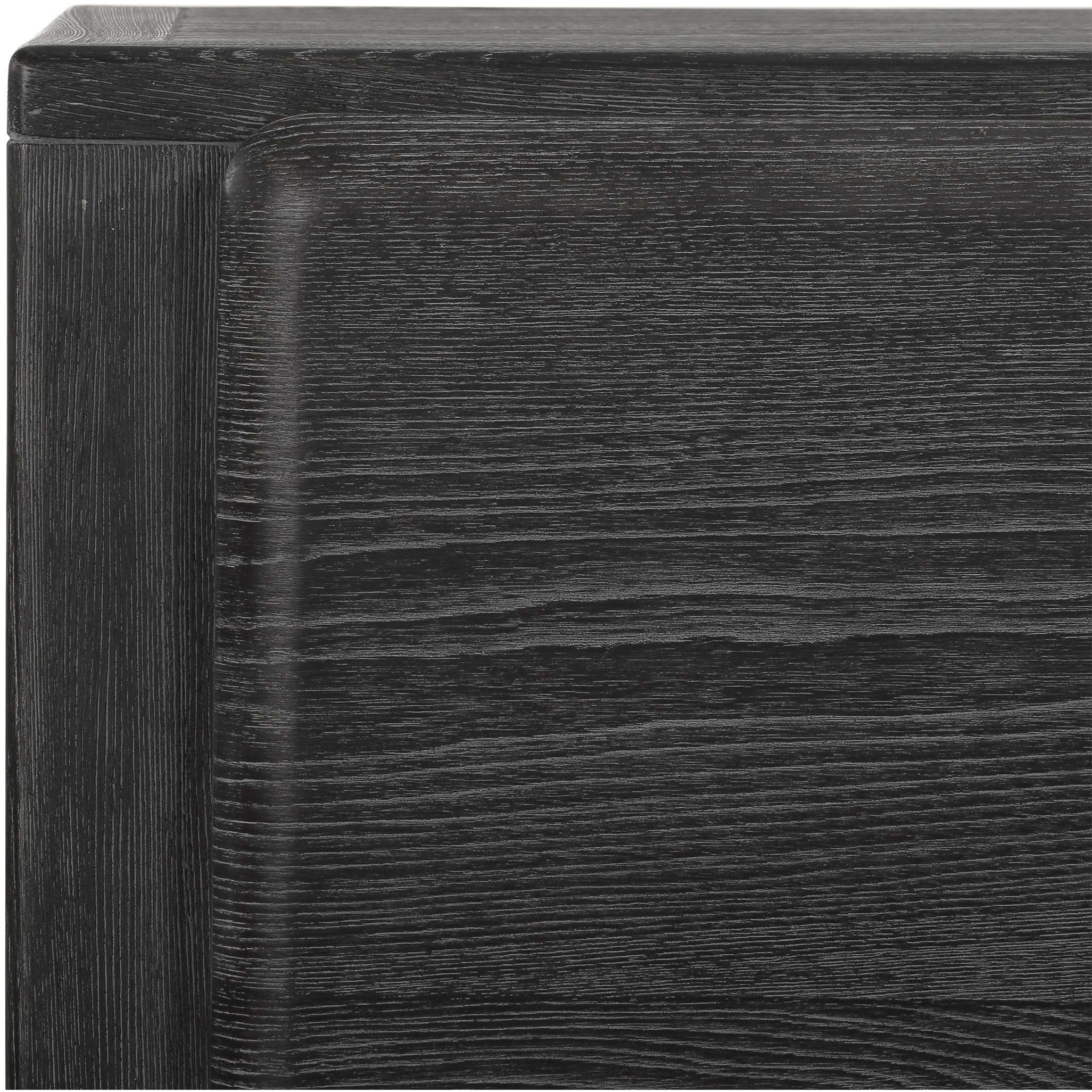 Bierk Dark Stain 2 Door Cabinet